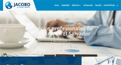 Desktop Screenshot of jacoboasociados.com.sv